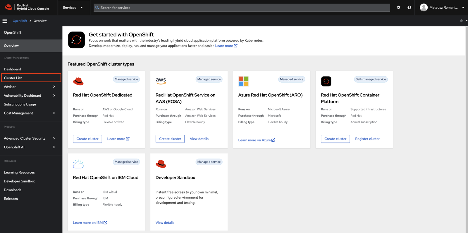 Red Hat OpenShift Single Node – Assisted Installer - vMattroman